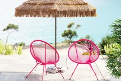 KARE Sessel Acapulco Mono Pink 2/Set