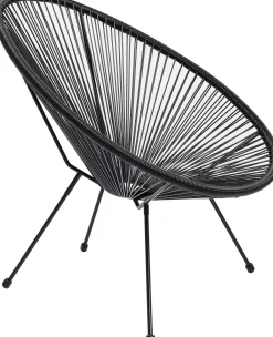 KARE Sessel Acapulco Mono Schwarz
