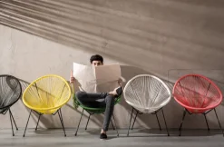 KARE Sessel Acapulco Mono Schwarz