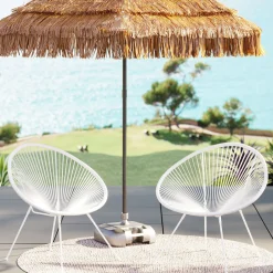 KARE Sessel Acapulco Mono Weiß 2/Set