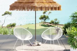 KARE Sessel Acapulco Mono Weiß 2/Set