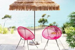 KARE Sessel Acapulco Pink 2/Set