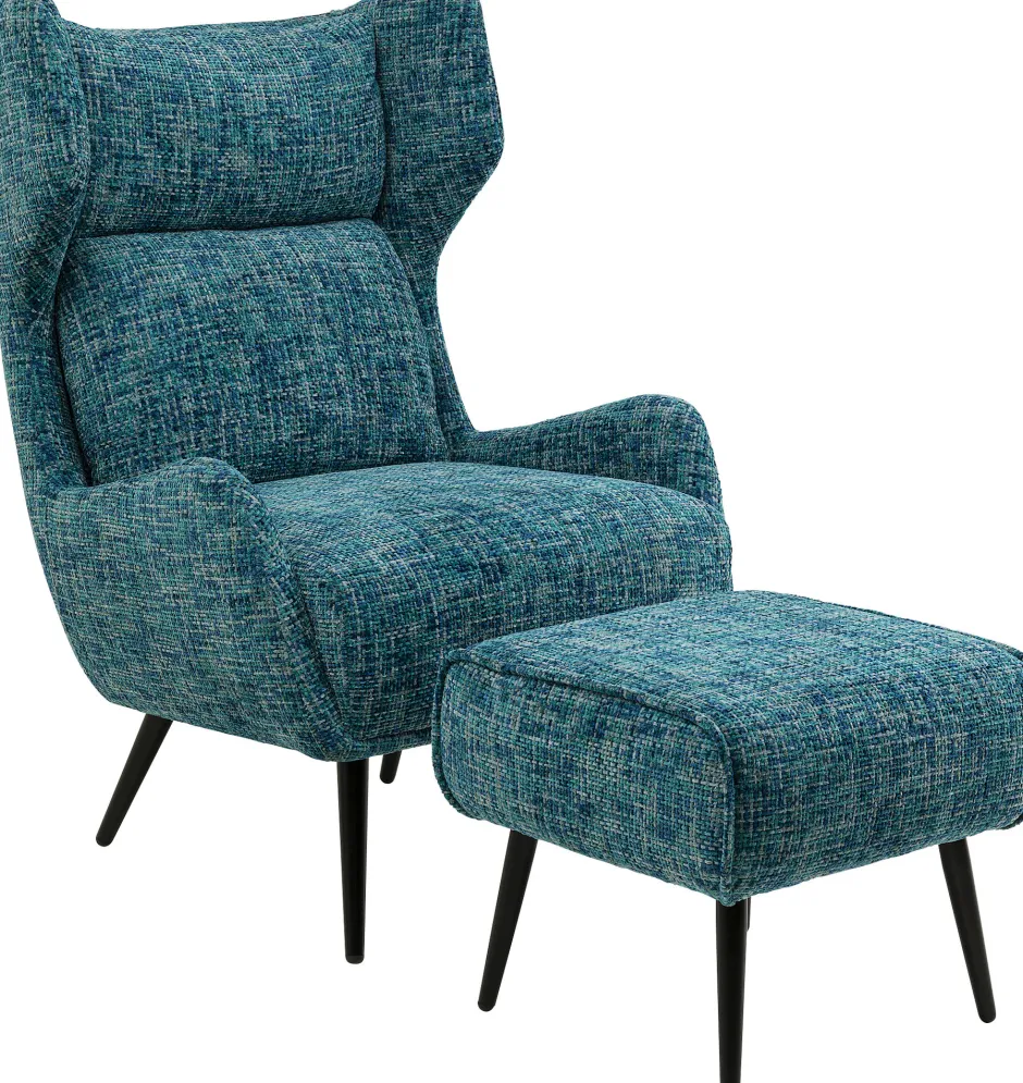 KARE Sessel Arne Hellblau