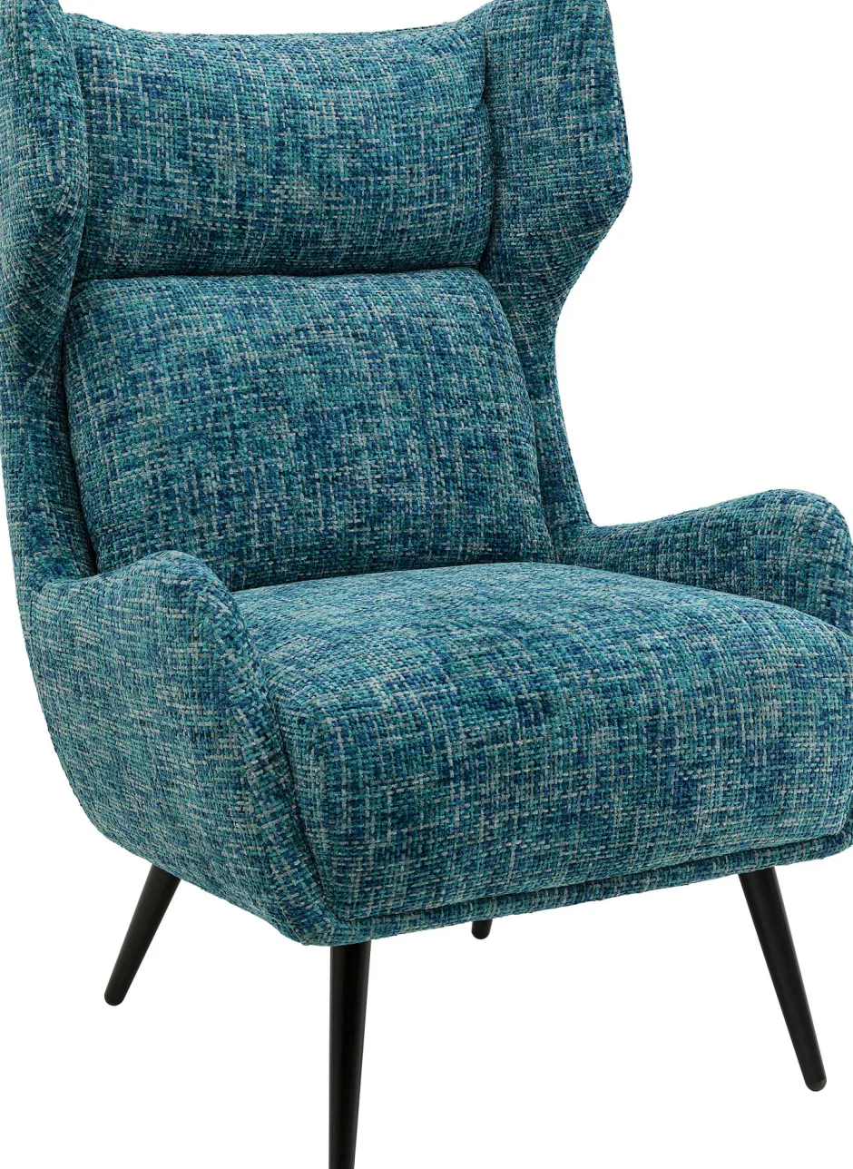 KARE Sessel Arne Hellblau