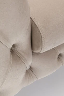 KARE Sessel Bellissima Velvet Taupe 120cm