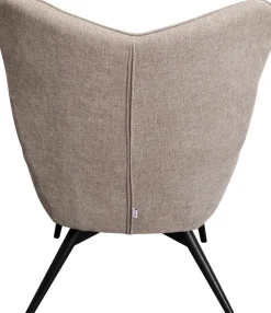 KARE Sessel Black Vicky Hellbraun