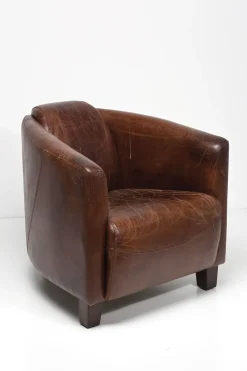 KARE Sessel Cigar Lounge Brown