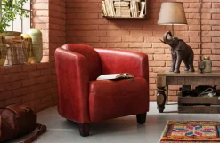 KARE Sessel Cigar Lounge Red