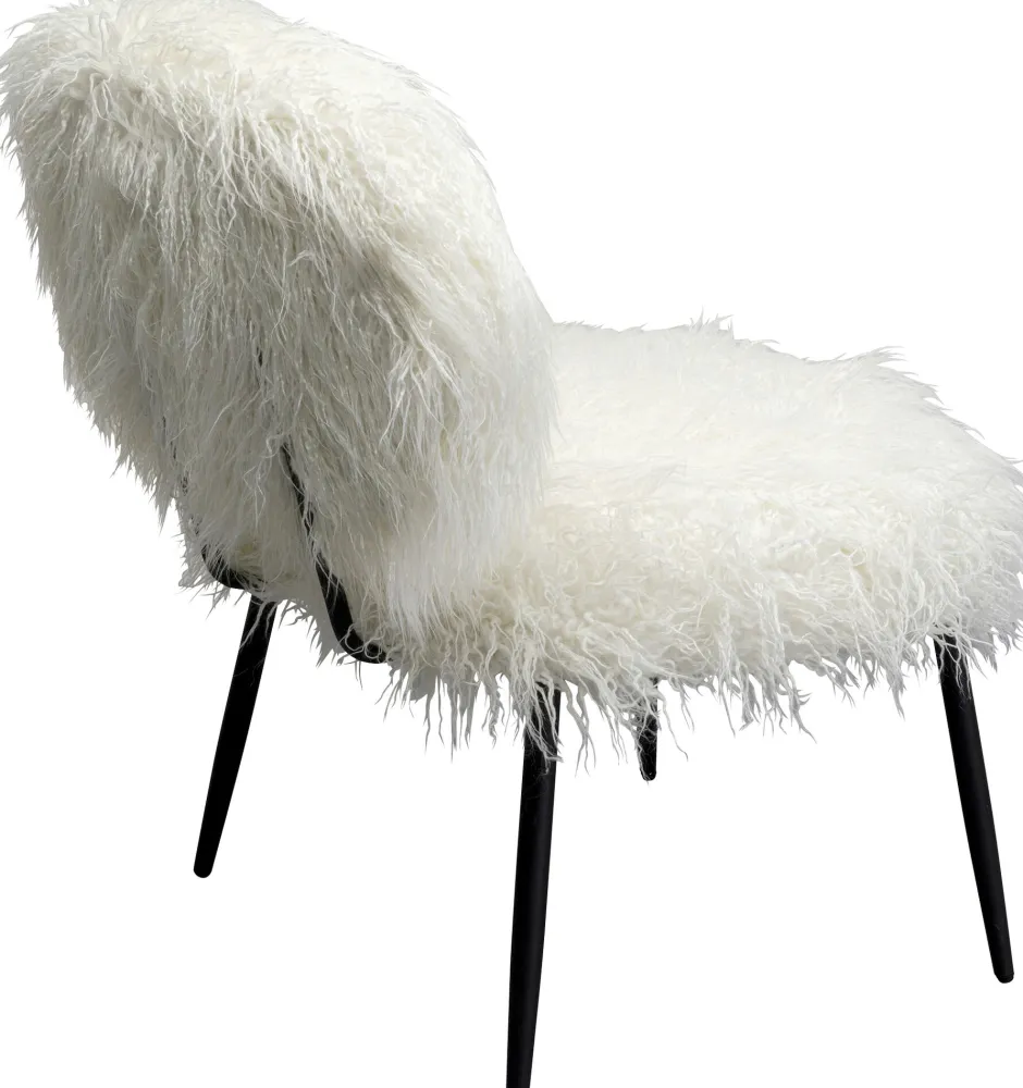 KARE Sessel Hairy Weiß