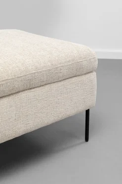 KARE Sessel +Hocker Quinn High Beige