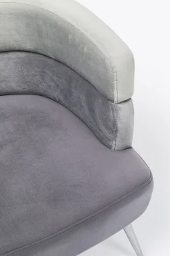 KARE Sessel Sandwich Grau