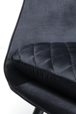 KARE Sessel Tudor Velvet Schwarz