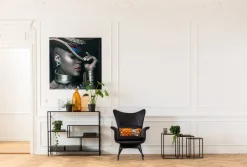 KARE Sessel Tudor Velvet Schwarz