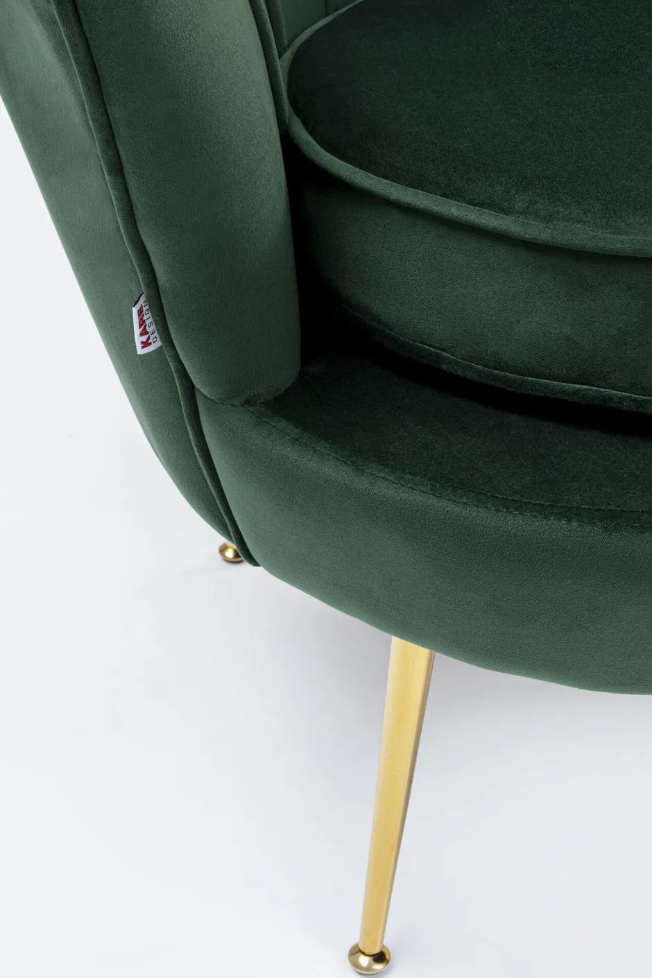 KARE Sessel Water Lily Dunkelgrün