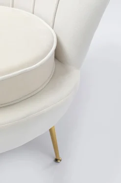 KARE Sessel Water Lily Gold Beige