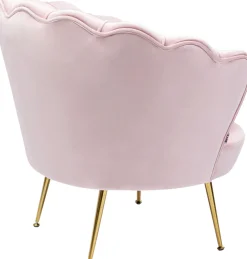 KARE Sessel Water Lily Gold Rosa