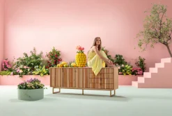 KARE Sideboard Concertina Natur 186x74cm