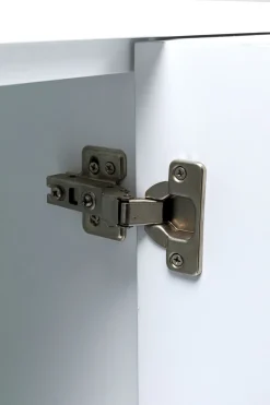 KARE Sideboard Cracked Weiß Gold 165x80cm