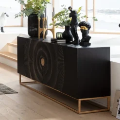 KARE Sideboard Madeira Dunkel 177x75cm