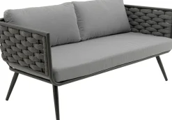 KARE Sitzgruppe Rimini Anthracit (4/tlg.)