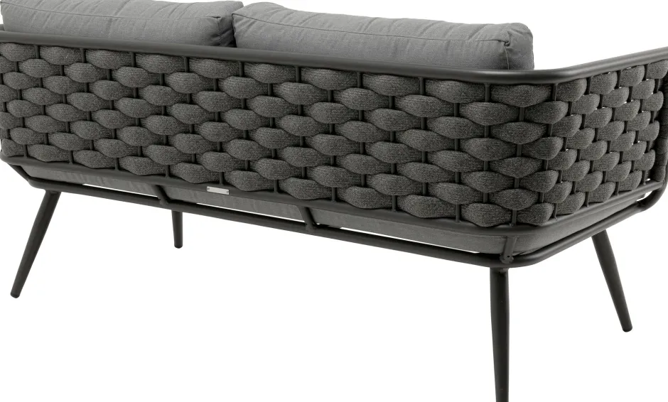 KARE Sitzgruppe Rimini Anthracit (4/tlg.)