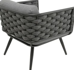 KARE Sitzgruppe Rimini Anthracit (4/tlg.)