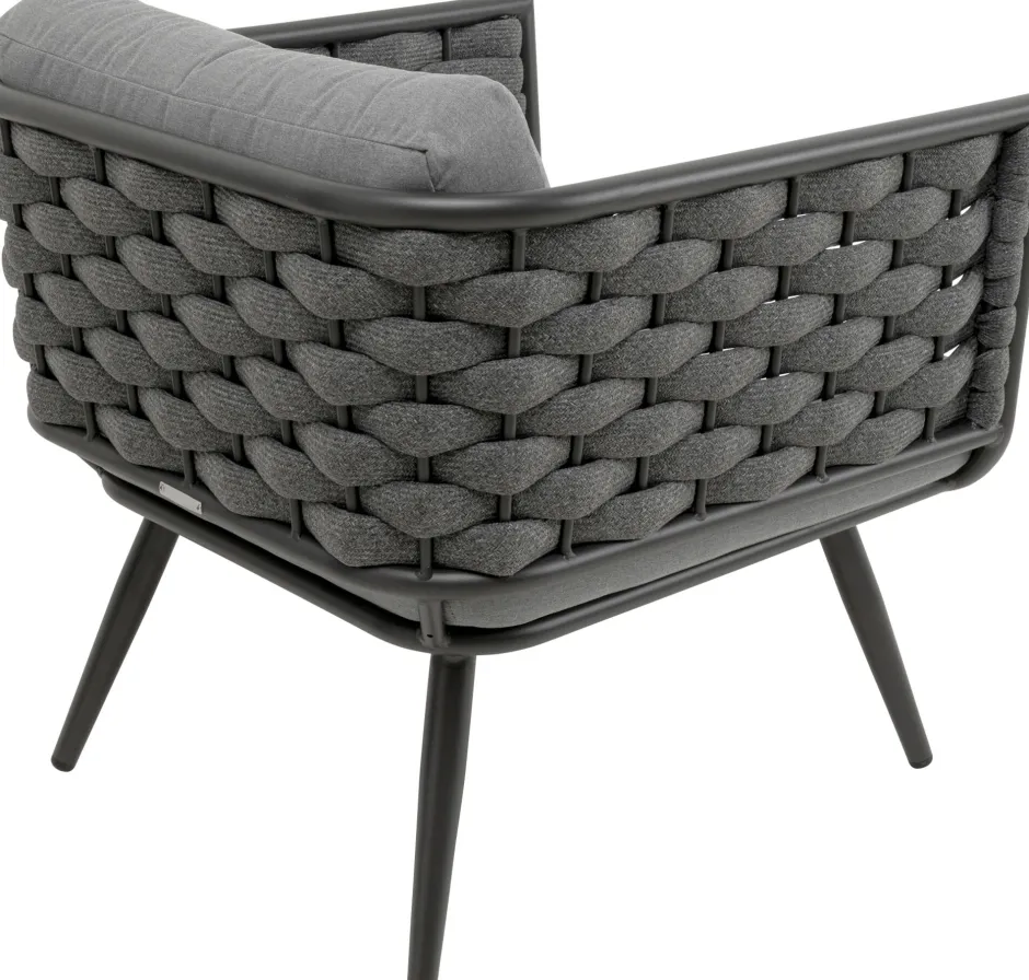 KARE Sitzgruppe Rimini Anthracit (4/tlg.)