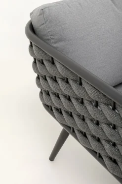 KARE Sitzgruppe Rimini Anthracit (4/tlg.)