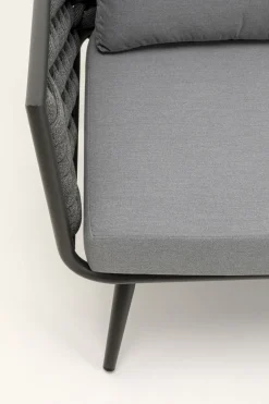 KARE Sitzgruppe Rimini Anthracit (4/tlg.)