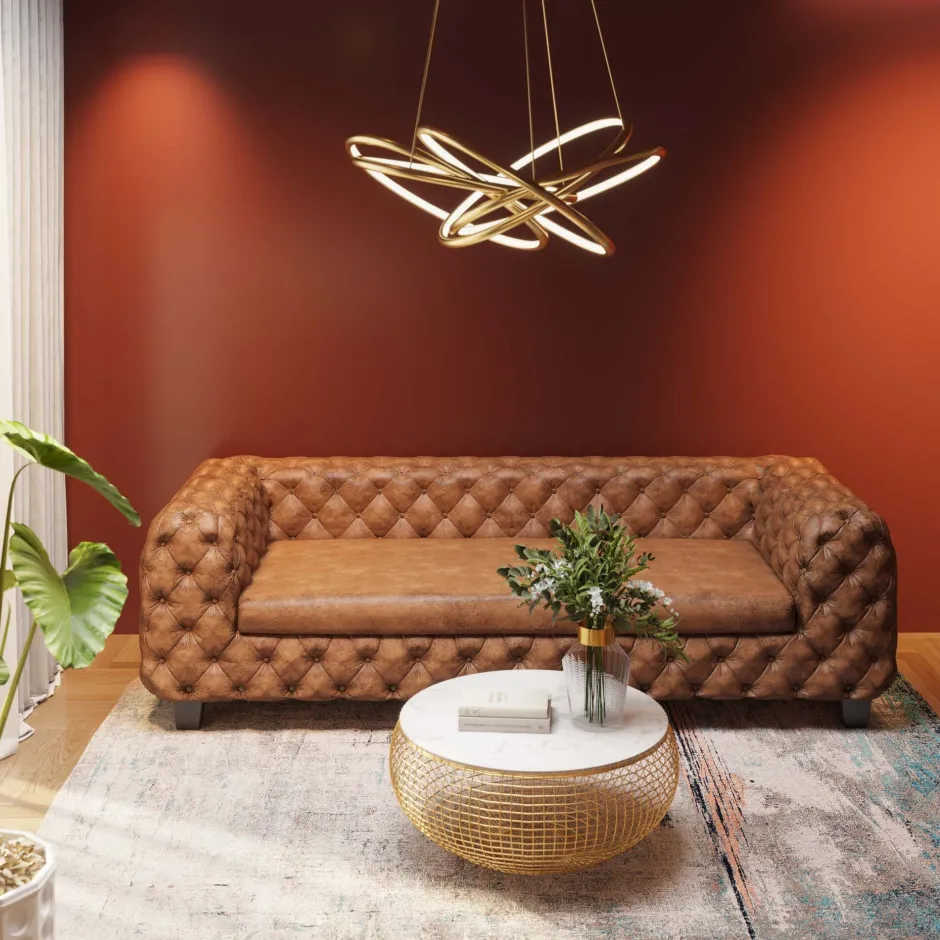 KARE Sofa Desire 3-Sitzer Vintage Eco