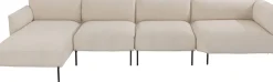 KARE Sofa Element Chiara Creme 76cm