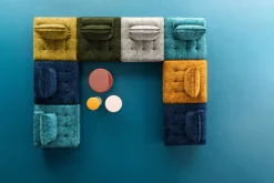 KARE Sofa Element Portofino Dunkelgrün