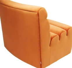 KARE Sofa Element Wave Orange
