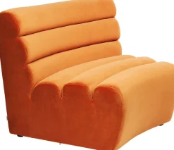 KARE Sofa Element Wave Orange