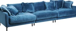 KARE Sofa Lullaby 3-Sitzer Petrol