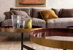 KARE Sofa Lullaby 3-Sitzer Taupe