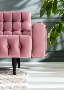 KARE Sofa Milchbar 3-Sitzer Velvet Rose