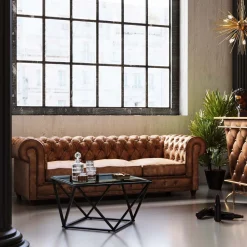 KARE Sofa Oxford 3-Sitzer Vintage Smart