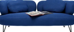 KARE Sofa Peppo 2-Sitzer Blau 182cm
