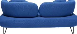 KARE Sofa Peppo 2-Sitzer Blau 182cm
