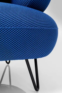 KARE Sofa Peppo 2-Sitzer Blau 182cm