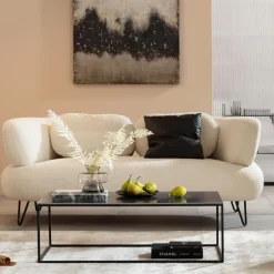 KARE Sofa Peppo 2-Sitzer Weiß 182cm