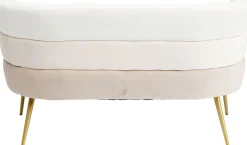 KARE Sofa Sandwich 2-Sitzer Creme 125cm