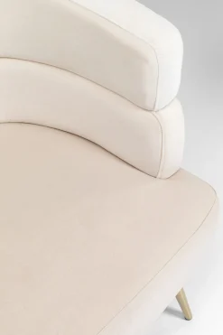 KARE Sofa Sandwich 2-Sitzer Creme 125cm