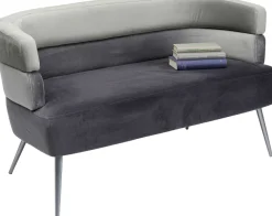 KARE Sofa Sandwich 2-Sitzer Grau
