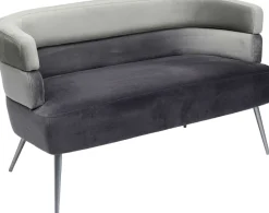 KARE Sofa Sandwich 2-Sitzer Grau