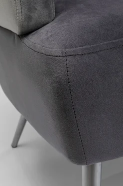 KARE Sofa Sandwich 2-Sitzer Grau