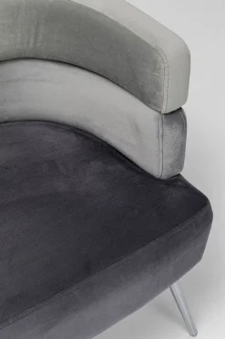 KARE Sofa Sandwich 2-Sitzer Grau