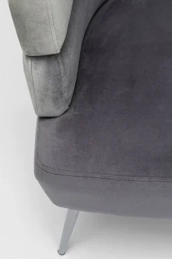 KARE Sofa Sandwich 2-Sitzer Grau