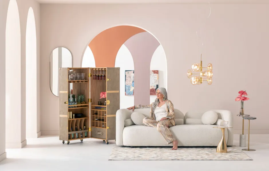 KARE Sofa 3-Sitzer Kelly Boucle 225cm